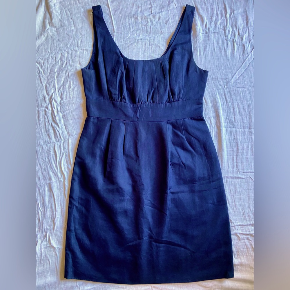 J. Crew A-Line Cotton Dress with Pockets - 6P